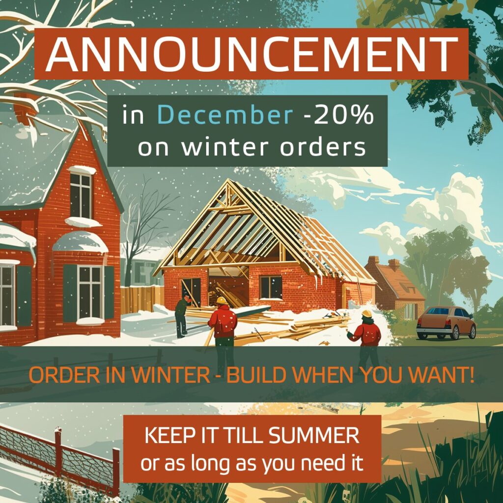 We announce discounts! In December, we will repeat the annual seasonal offer.