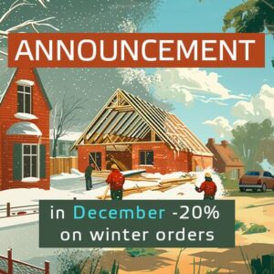 We announce discounts! In December, we will repeat the annual seasonal offer.