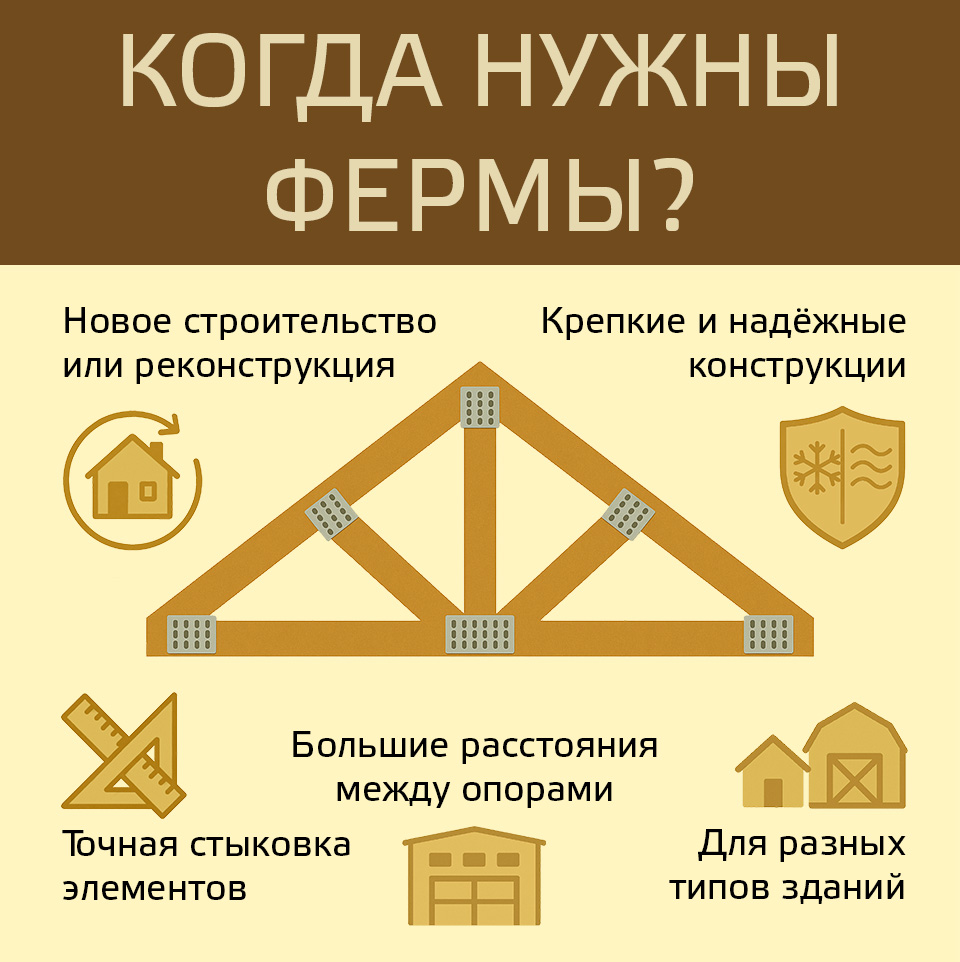 Когда нужны фермы